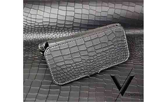 Чехол RoyalCase для смартфона AGM A9, AGM A9 JBL из премиальной кожи, цвет Black Киев