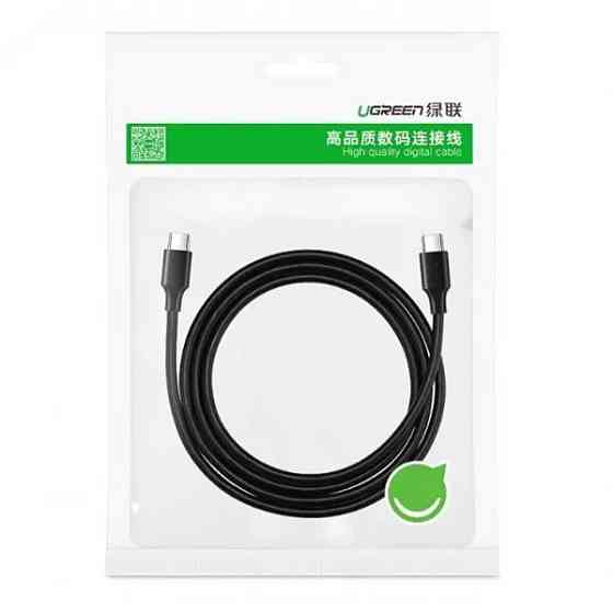 Кабель UGREEN US286 USB 2.0 Type C - Type C нікельований 1m, колір чорний UGR-50997 Одеса
