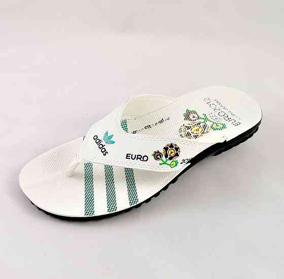 Чоловічі Шльопанці Тапочки Adidas Сланці В'єтнамки Адідас Білі (розміри: 41) Дніпро