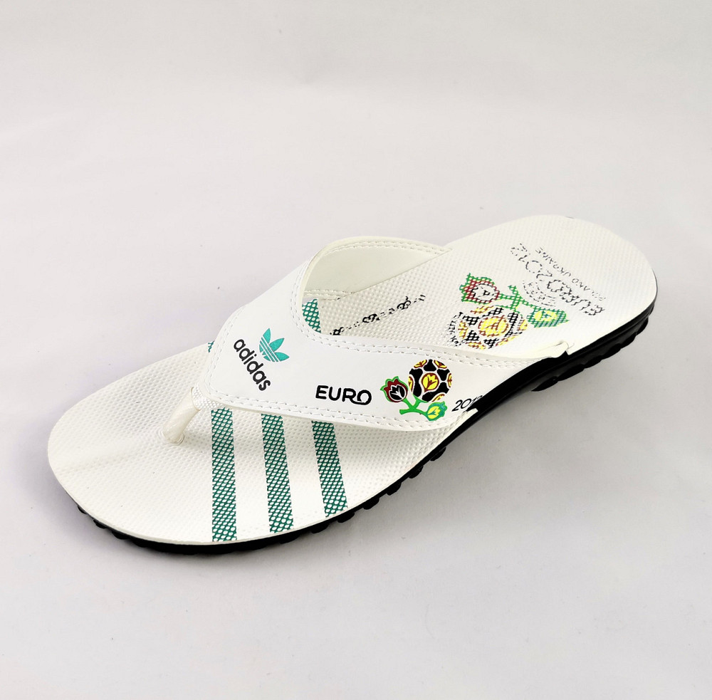 Чоловічі Шльопанці Тапочки Adidas Сланці В'єтнамки Адідас Білі (розміри: 41) Дніпро - фото 2