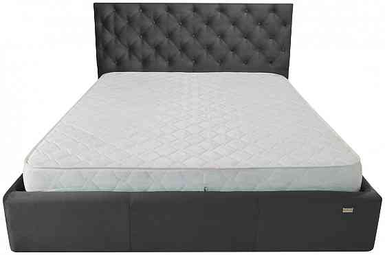 Кровать Coventry VIP 140 х 190 см Missoni 009 С дополнительной металлической цельносварной рамой Темно-серый Днепр