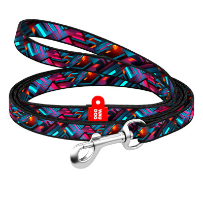 Поводок для кошек WAUDOG Nylon "Бесконечные миры" Ш 10 мм Д 122 см (369-4058) Винница - изображение 1