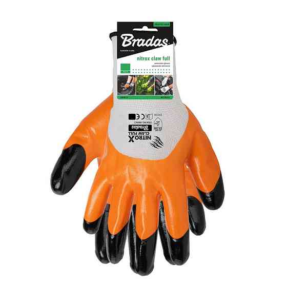 Рукавички захисні NITROX CLAW FULL, нітрил, розмір 10, RWNCF10 Київ