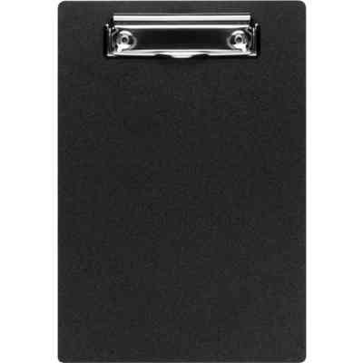 Клипборд-папка Economix A5 с прижимом и подвесом, пластик, черный (E30157-01) Винница