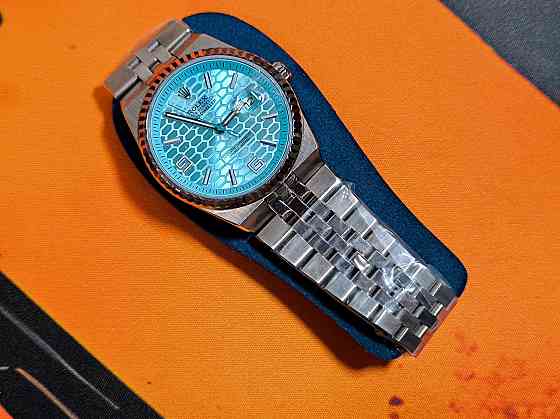 Чоловічий годинник Rolex Oyster Perpetual Land-Dweller Tiffany Blue Automatic Нові Харьков