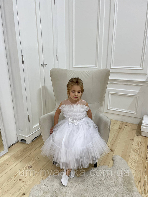 Платье Снежинка нарядное белое платье Кривой Рог - изображение 8
