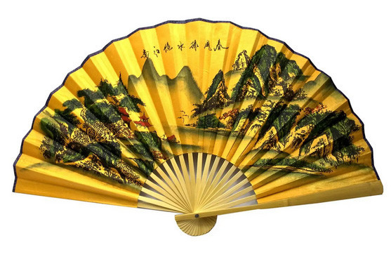 Веер настенный для интерьера Пейзаж Киев - изображение 1