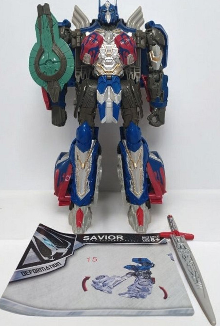 Робот Трансформер ОПТИМУС ПРАЙМ OPTIMUS PRIME + аксесуари 23см Київ - фото 3