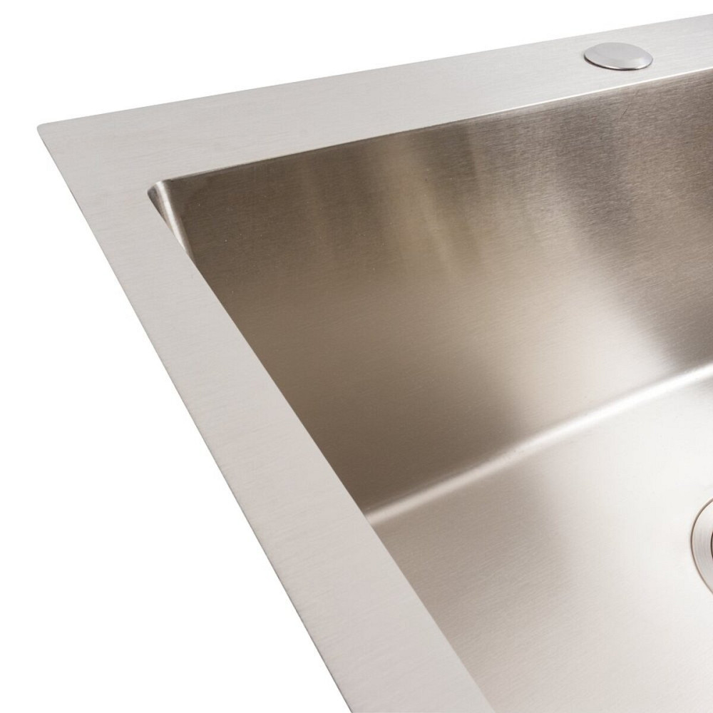 PLATINUM Кухонна мийка 58*43 нержавійка VALESO Handmade (товщина 3,0/1,5) Киев - изображение 4