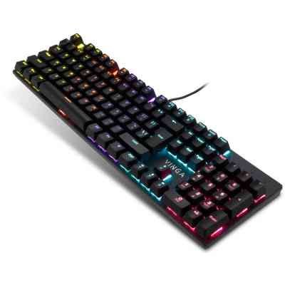 Клавіатура Vinga KBGM-101 LED Red Switch USB Black (KBGM-101 Black) Вінниця