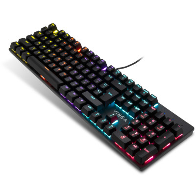 Клавіатура Vinga KBGM-101 LED Red Switch USB Black (KBGM-101 Black) Вінниця - фото 2