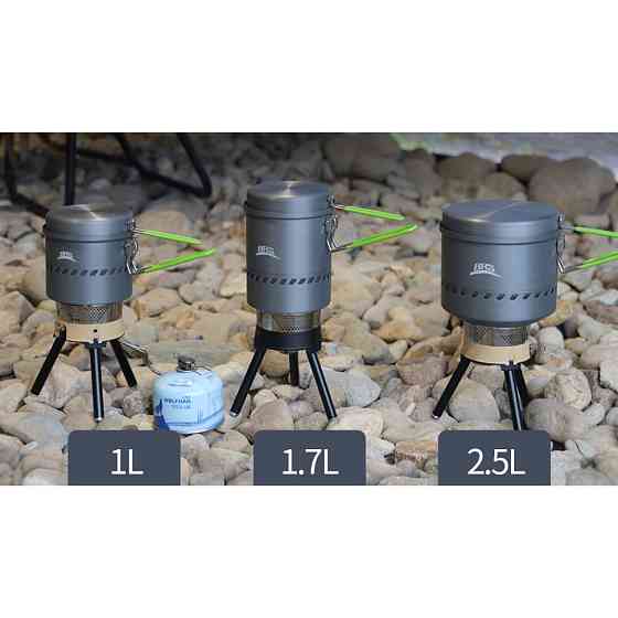 Набір туристичного посуду (каструля + сковорідка) BRS-TS19С, 2,5л, алюміній Київ