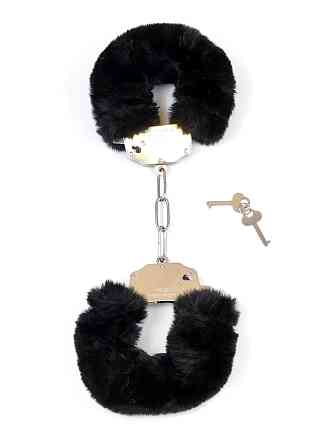 Наручники - Fetish Boss Series Furry Cuffs Black Sex Aura Київ
