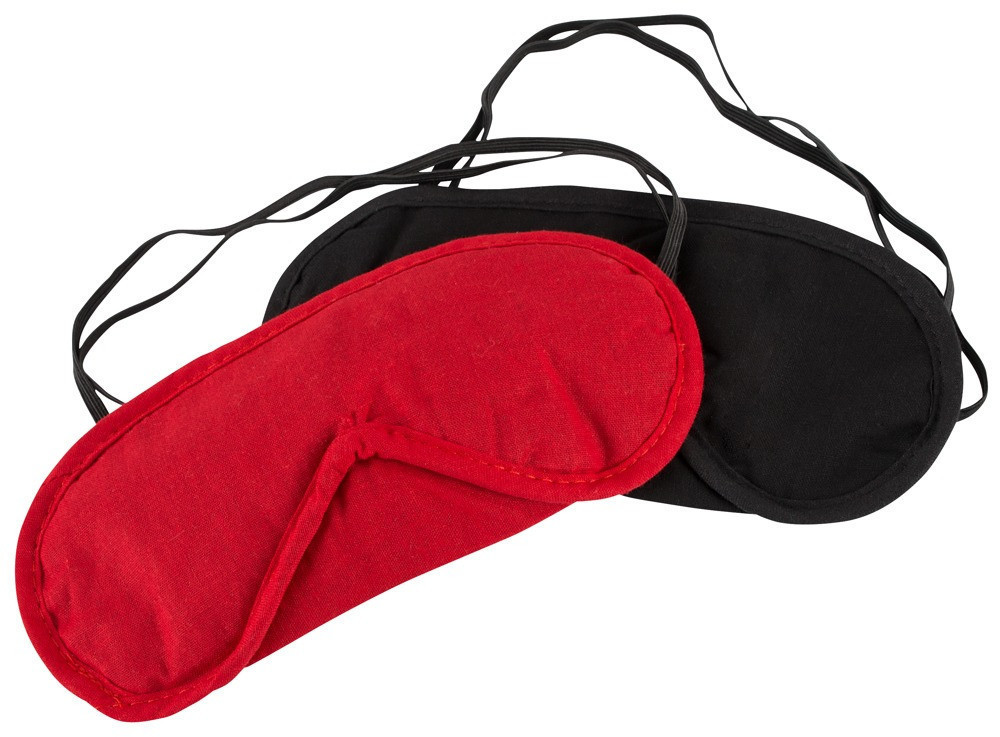 Маски - Cottelli Collection Blindfold Set, 2 шт. Sex Aura Київ - фото 2
