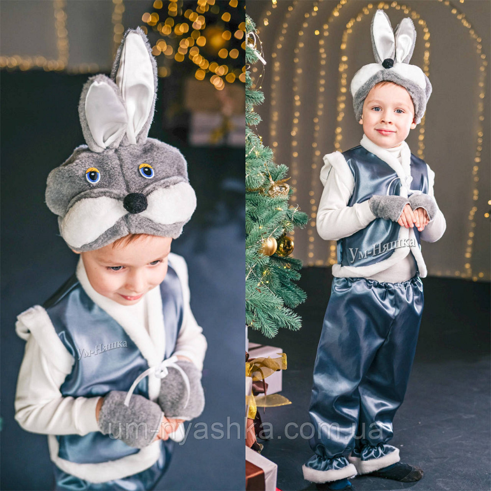 Детский карнавальный костюм зайца серого Заяц серый Кривой Рог - изображение 12