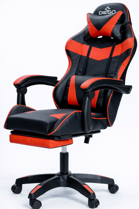 Крісло геймерське DIEGO Phantom RS Black-Red Київ - фото 2