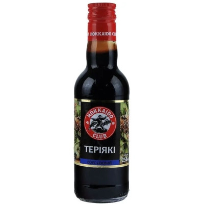Соус Hokkaido Club Соевый Терияки 250 мл с/б (4820172442035) Винница - изображение 1