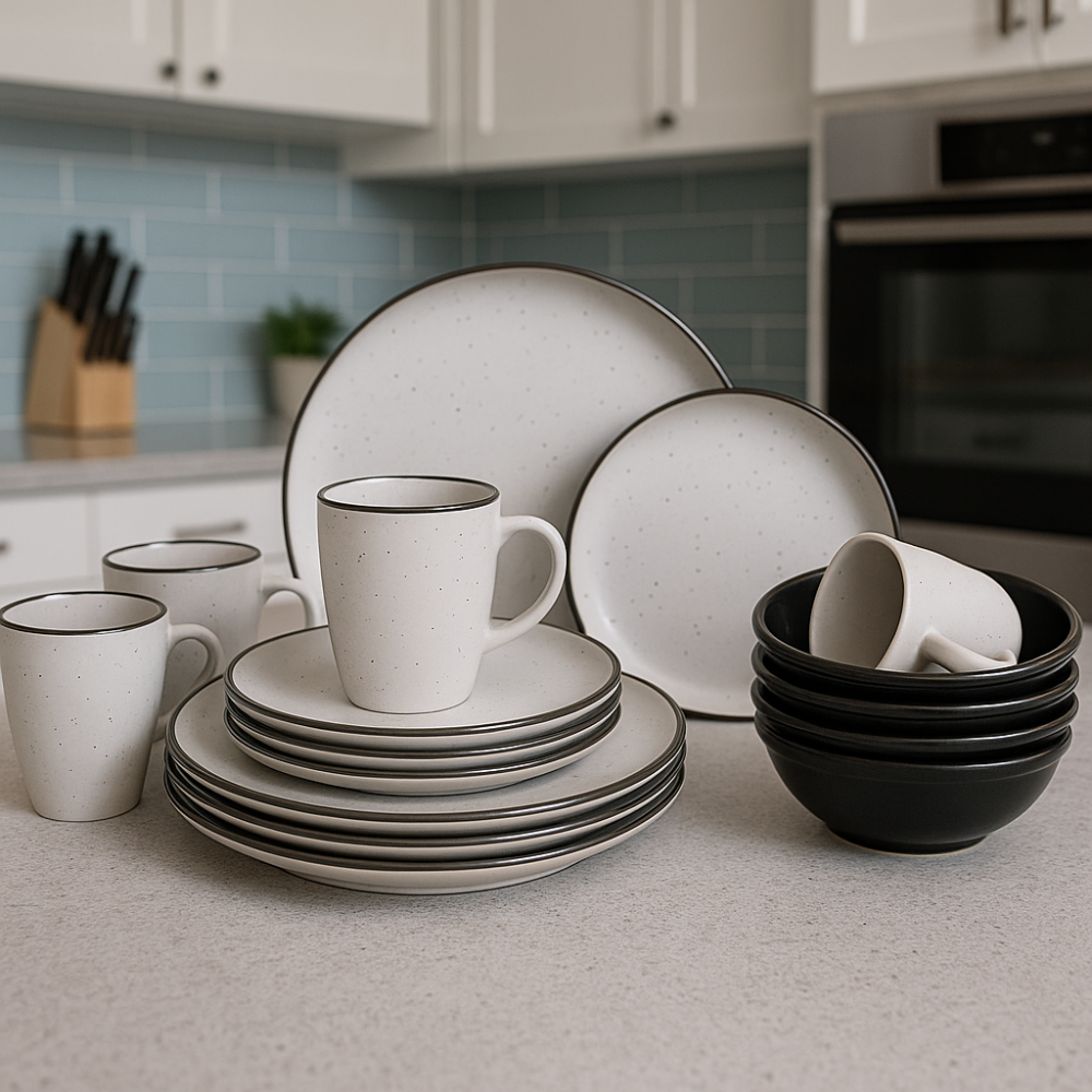 Набір посуду 16 предметів (тарілки, супниці, чашки). Сервіз Київ - фото 1