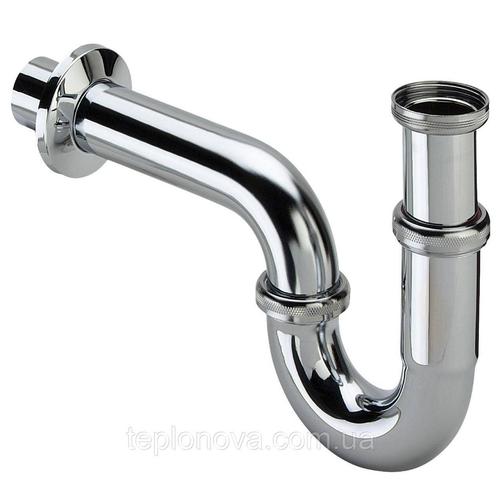 Сифон для раковини VIEGA 1 1/4″х1 1/4″ хром трубный б/г 305611 Черновцы - изображение 1