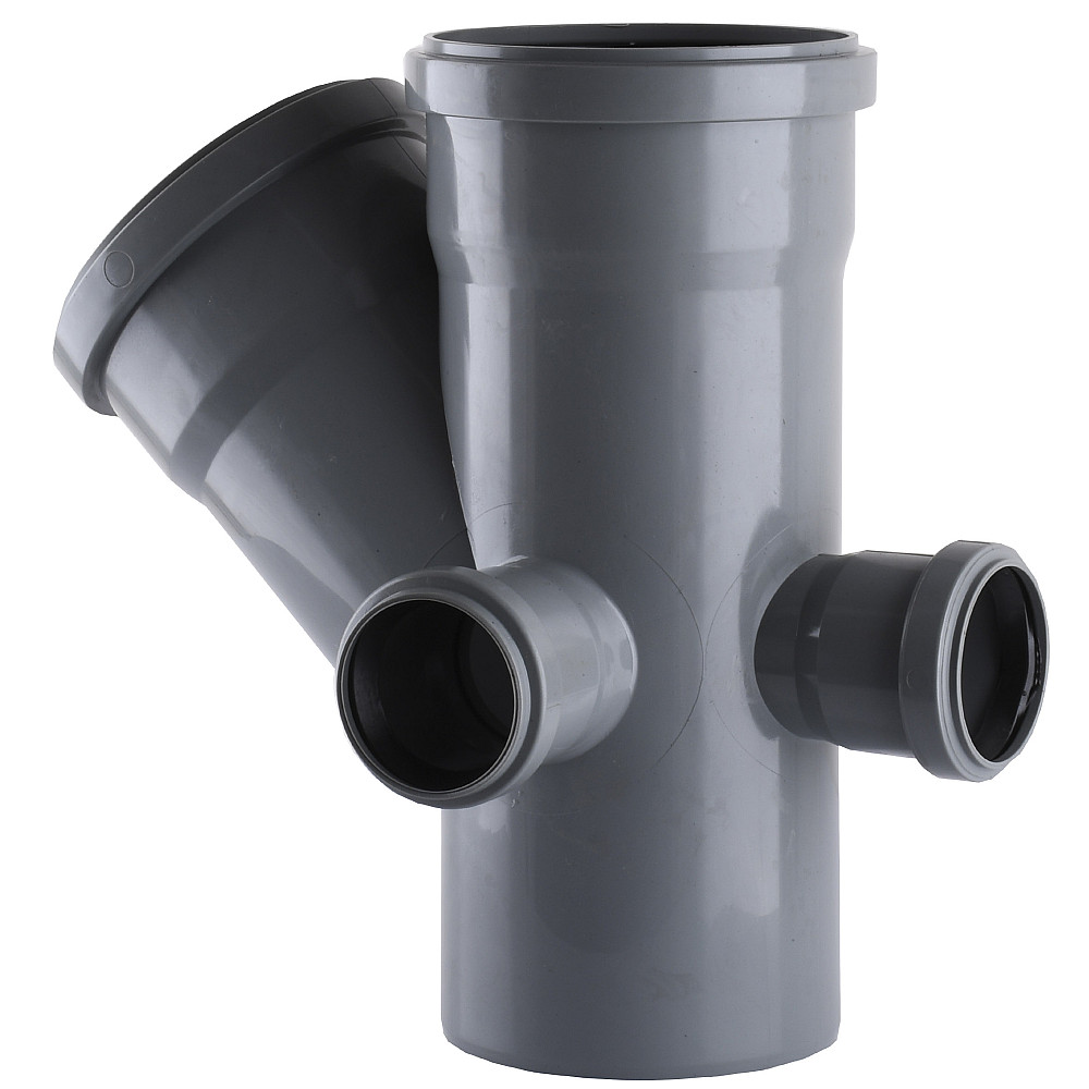 Хрестовина VSplast 2пл перех 110х110х45°+2(50х90°) (правий та задній відвід) Тернопіль - фото 1