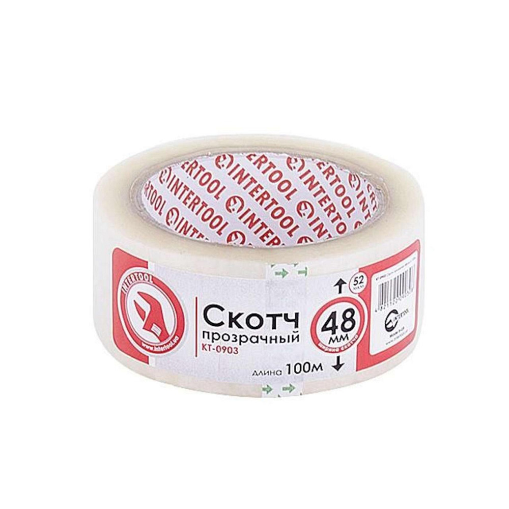Скотч прозорий 45мм*100м*44мкм Мукачево - фото 1