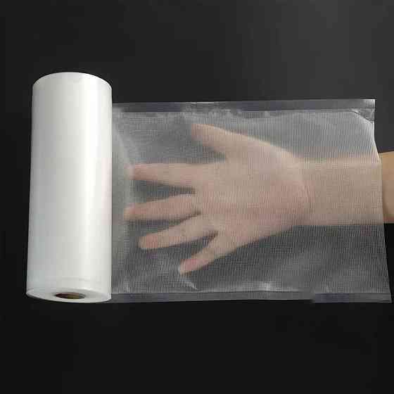 Вакуумні пакети для їжі 5 м х 28 см / Рифлені пакети для вакууматора / Пакети вакуумні Київ