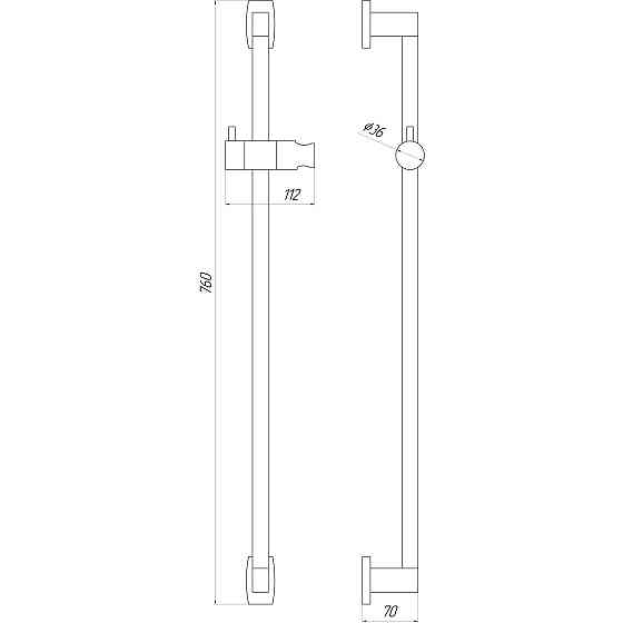 Душова стійка TOPAZ ODISS TO-18107-BB Киев