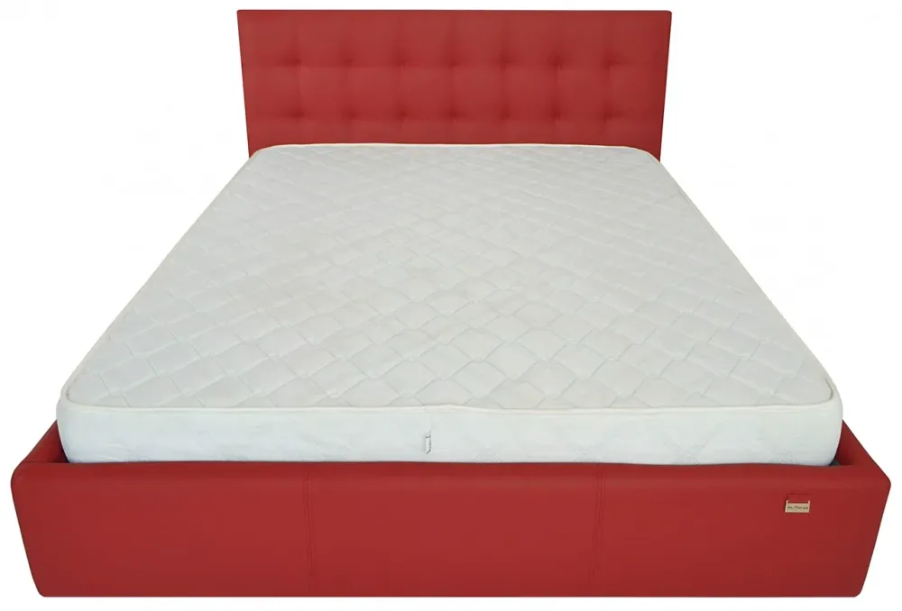Ліжко Двоспальне Chester Comfort 160 х 200 см Fly 2210 З підйомним механізмом та нішою для білизни Червоний Київ - фото 1