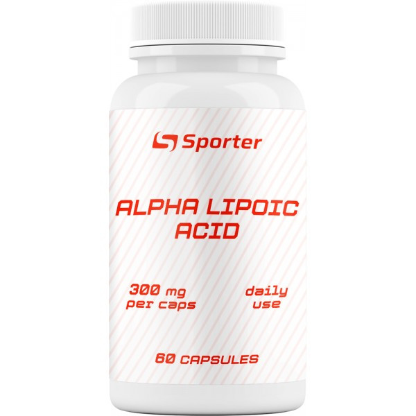 Альфа-ліпоєва кислота Sporter Alpha Lipoic Acid 60 капсул Луцьк - фото 1
