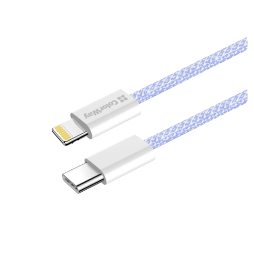 Кабель USB PD Type-C/Lightning ColorWay CW-CBPDCL061-PU 27W 1м фіолетовий Житомир