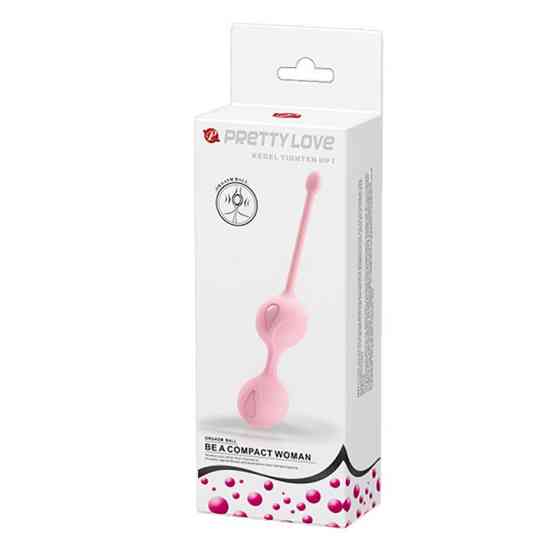 Вагинальный шарики нежно розового цвета Kegel tighten up2 Sex Aura Киев