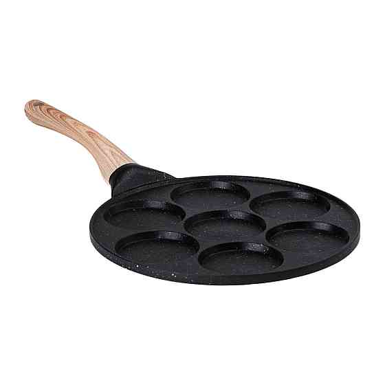 Yiwu Сковорода з антипригарним покриттям 26 см для млинців, яєць та оладок, 7-секційна кругла ч Коломыя