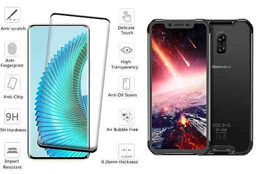 Защитное стекло HyperGlass Pro для Blackview BV9600, BV9600E, BV9600 Plus, BV9600 Pro – максимальная Киев