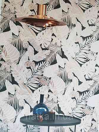 Шпалери флізелінові Khroma LAV102 LA VIE EN ROSE коричневі і кремові гілки листя Київ