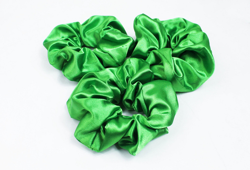 Резинка для волос атласная Светло-Зеленый Харьков - изображение 3