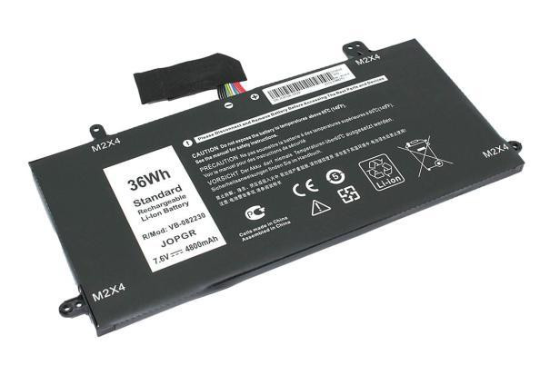 Аккумулятор для ноутбука Dell J0PGR Latitude 12 5285 7.6V Black 4800mAh OEM Вінниця - фото 1