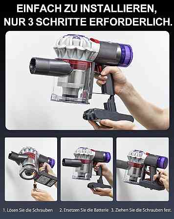 Аккумулятор для пылесоса Dyson V8 SV10 4.0 Ah с фильтром для Absolute, Animal Fluffy Motorhead сменная батарея Киев