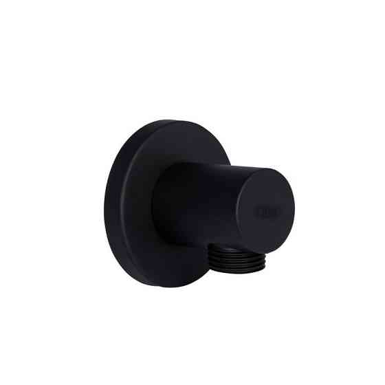 Подключение для шланга латунь Qtap Spojeni круглое QTCRBB030 Black Matt Харьков