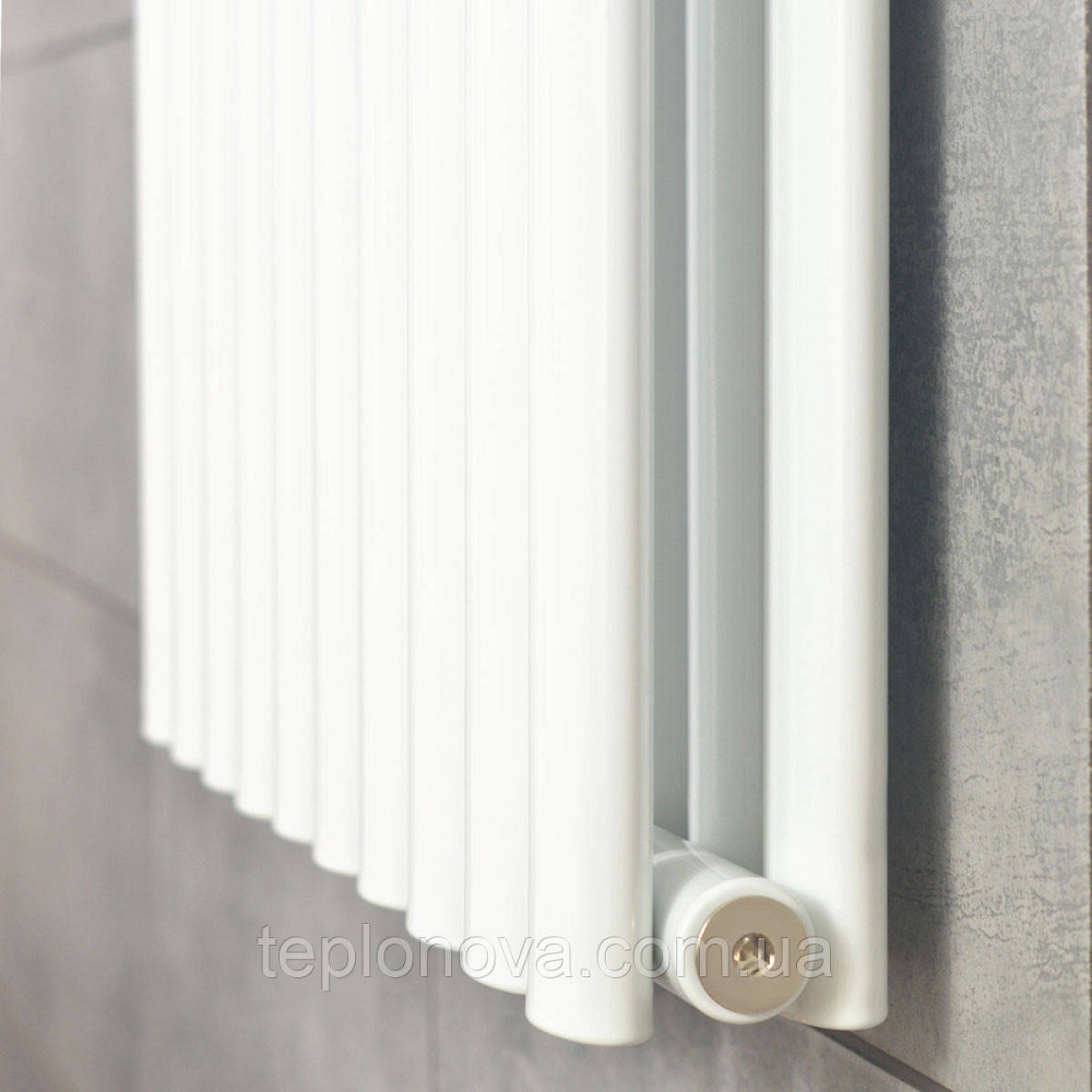 Вертикальный радиатор Ellipse Double  600х1800-10 (50 мм), anticor, белый Черновцы - изображение 5