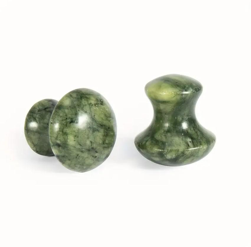 Нефритовый массажер для лица Грибок (42*38 мм), массажер для лица, 1 шт. Киев - изображение 3