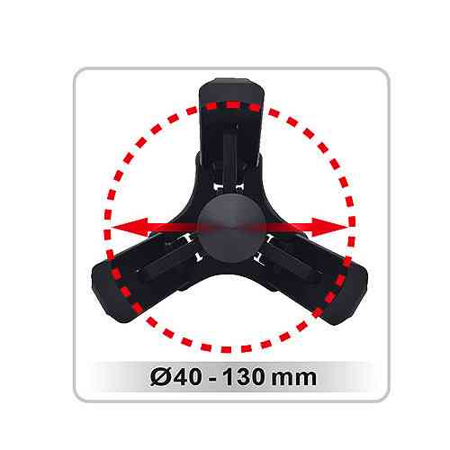 Съемник 3-х захватный 40-130мм с фиксацией TOPTUL JECD0112 Одесса