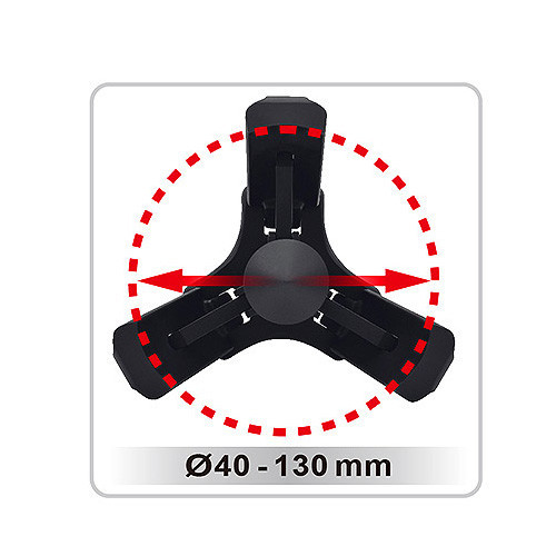 Съемник 3-х захватный 40-130мм с фиксацией TOPTUL JECD0112 Одесса - изображение 2