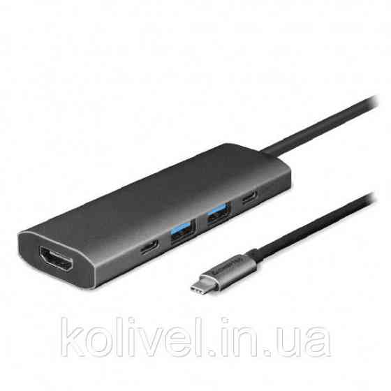 Док-станція USB3.2 Type-C --> HDMI/USB 3.2x2/USB-C/PD 80W 5-in-1 DSC-502 CHIEFTEC (DSC-502) Київ