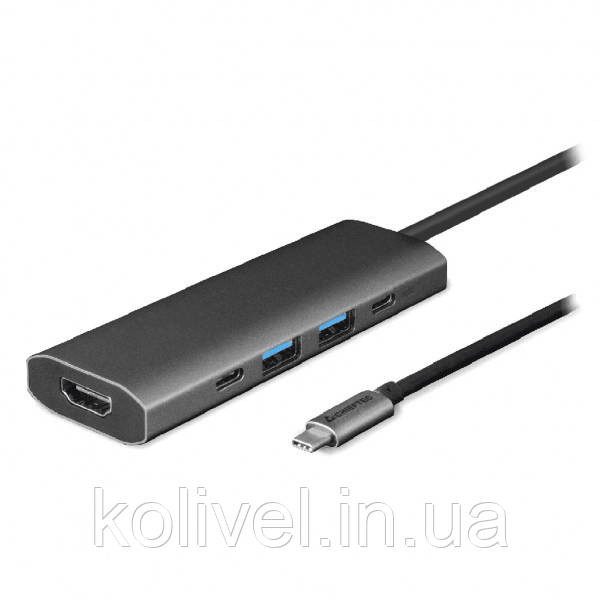 Док-станція USB3.2 Type-C --> HDMI/USB 3.2x2/USB-C/PD 80W 5-in-1 DSC-502 CHIEFTEC (DSC-502) Київ - фото 1