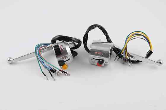 Блоки кнопок керма (пара) Delta (хром, важелі, кріплення) Київ