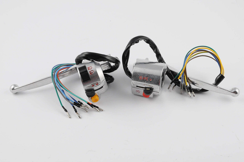 Блоки кнопок керма (пара) Delta (хром, важелі, кріплення) Київ - фото 1