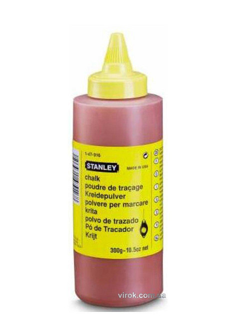 Крейда порошкова STANLEY , червона , для зовнішніх робіт, що не змивається m=225г. Одеса - фото 1