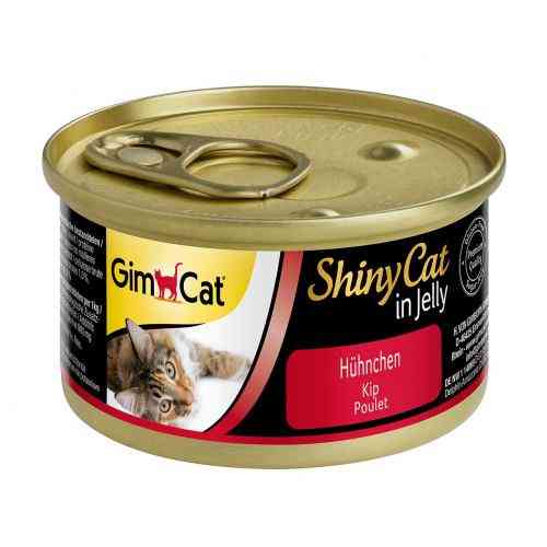 Корм влажный GimCat Shiny Cat для кошек с курицей в желе 70 г Киев
