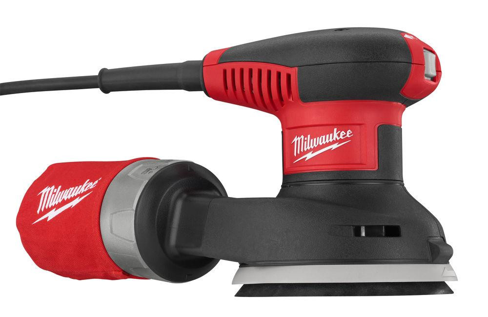 Шліфмашина ексцентрикова MILWAUKEE, ROS 125 E, 300Вт, 125мм (+шліфпапір, пилозбірник, кабель, сумка для Одеса - фото 1