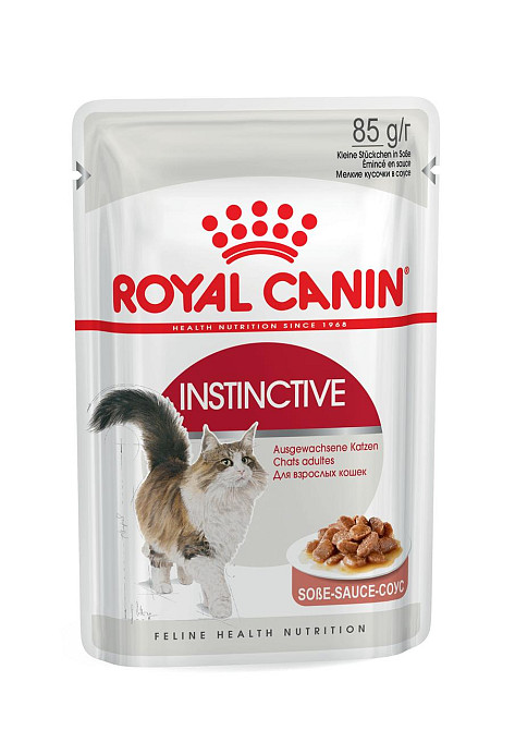Вологий корм для дорослих котів ROYAL CANIN INSTINCTIVE IN GRAVY 0.085 кг Київ - фото 1